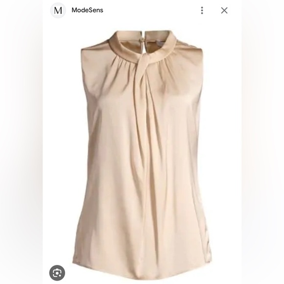 Huge Boss Oyabo crepe de chink stretch silk knotted blouse - Picture 2 of 5